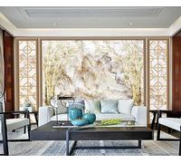 Papel Pintado Pared Golden Bamboo Forest Mountain And Water 400x280cm Fotomurales Decorativos Pared Infantil 3D Murales Dormitorio Salon -MIWEI Wallpaper-ZXY-29780