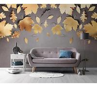 Papel Pintado Pared Las Hojas Vuelven A La Antigüedad 200x140cm Fotomurales Decorativos Pared Infantil 3D Murales Dormitorio Salon -MIWEI Wallpaper-ZXY-38378