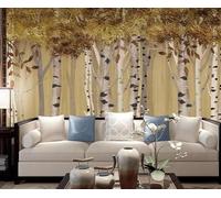 Papel Pintado Pared Los Grandes Árboles Del Bosque Vuelven A La Antigüedad 200x140cm Fotomurales Decorativos Pared Infantil 3D Murales Dormitorio Salon -MIWEI Wallpaper-ZXY-07913