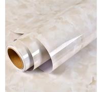 Papel pintado pared Marble Vinyl Film Self Adhesive Wallpaper for Bathroom Kitchen Cupboard Countertops Contact Paper PVC Waterproof Wall Stickers para Decoración(Onyx Grey,300x80CM)
