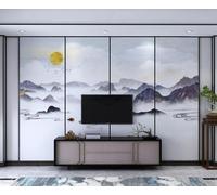 Papel Pintado Pared Montañas Minimalistas Y Mármol De Agua 200x140cm Fotomurales Decorativos Pared Infantil 3D Murales Dormitorio Salon -MIWEI Wallpaper-ZXY-10343