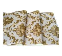 Papel pintado pared Papel tapiz 3D de estilo europeo, papel dorado lujo Damasco, rollo for sala estar, TV, sofá, dormitorio, decoración del hogar, papeles pared vinilo PVC para Decoración