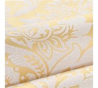Papel Pintado Pared Papel tapiz de damasco en relieve 3D for dormitorio, sala estar, papel con textura y estampado floral, decoración del hogar para Mueble