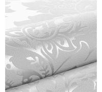 Papel Pintado Pared Papel tapiz de damasco en relieve 3D for dormitorio, sala estar, papel con textura y estampado floral, decoración del hogar para Mueble