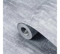 Papel pintado pared Rollo de papel tapiz metálico moderno Simple sólido cemento textura hormigón papeles dormitorio sala estar tienda ropa decoración del hogar para Decoración(ZS902)