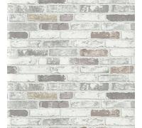 Papel pintado Piedra (Multicolor, Efecto piedra, 10 x 0,53 m)