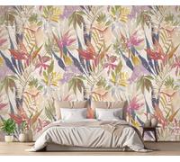 Papel Pintado Plantas De Hojas Retro Fotomurales Decorativos Pared 3D Papel Tapiz Paredes Murales Wallpaper -MW253053-330cmx245cm