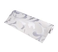 Papel Pintado Plateado, Papel Pintado en Relieve 3D, Impermeable, Papel Tapiz térmico para decoración de Sala de Estar, Dormitorio, Restaurante, cafetería, 10 x 0,