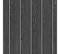 Papel pintado realista de grano de madera 3D en PVC, no para proyectos de bricolaje, adecuado para varios entornos del hogar (D)