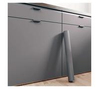Papel pintado resistente a la grasa para la cocina Papel tapiz de cocina Peel & Stick, papel contacto autoadhesivo impermeable a prueba aceite for renovación del hogar(Matte Smoke Gray,60cm x 10m)