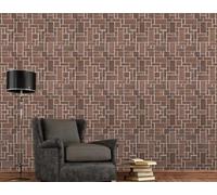 Papel pintado retro ladrillo rojo pared de ladrillo pared decoración sala de estar pintura cafetería restaurante mural, 3D, 350x245cm