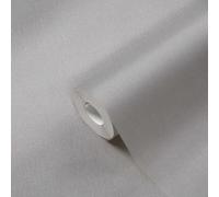 Papel Pintado Uni Con Estructura Fina - Gris