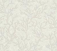 Papel pintado Versace Papel Pintado De Diseño Papel pintado tejido no tejido 10.05 m x 0.70 m Violeta Gris Metálico Fabricado en Alemania 344974 34497-4