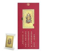 Papel protector para el Año Nuevo Chino, recuerdo portátil de cobre, tarjeta de bendición del año del caballo, para bolso, viaje, familia, vacaciones, casa, exposición, celebración y festividades
