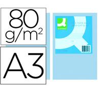 Papel Color Q-Connect Din A3 80Gr Celeste Paquete De 500 Hojas