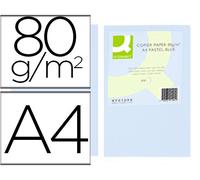 Papel Q-Connect Din A4 80Gr Color Azul (500 Hojas)