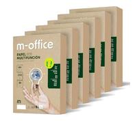 Papel Reciclado din A4, Paquete de Folios A4 80gr, Papel para Fotocopiadora e Impresora, Paquete de 250 Folios A4 100% Papel Reciclado · m-office (6 paquete)