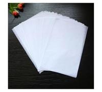 papel regalo Lote de 100 hojas papel seda translúcido A4/A5 for envolver frutas y flores(100pcs A5 White)