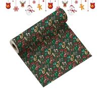 Papel Regalo Navideño En Rollo Edición Divertida 67 Suministros Para