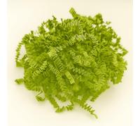 Papel rizado "Fluffy" - Fibra biodegradable para embalaje de regalo - 25 colores - Papel reciclado antiestático - Para cestas gourmet, paquetes, cajas - Made in Europe (verde manzana, 2,5 kg)