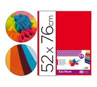 Papel De Seda 52 X 76 cm 18 Gr Rojo (25 Hojas)