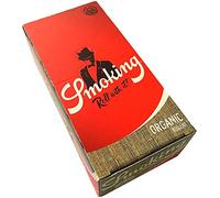 PAPEL SMOKING ORGANICO 70MM 60 HOJAS (50 LIBRITOS POR ESTUCHE)