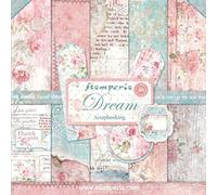 Papel STAMPERIA (10 Hojas, doble cara, 30 x 30 cm) (Dream)