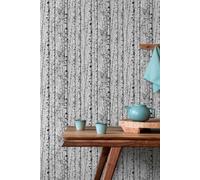 Papel Tapiz 3D Bosque De Abetos Blanco Y Negro