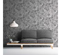 Papel Tapiz 3D Con Flores De Papel, Gráfico De Patrón De Flores - Blanco