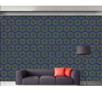 Papel tapiz 3D Mural Geométrico Mármol Fondo Pared Sala de estar Dormitorio Triángulo Patrón Papel Tapiz, 3D, 350x245cm