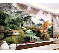 Papel tapiz 3D Murales Vintage Fondo Pared Cemento Pintura Pared Cafetería Tetería Papel tapiz, 3D, 400x280cm