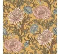 Papel Tapiz Amarillo Ocre Salisbury Blossom 553147 Rasch 10m Roll Aspecto Floral