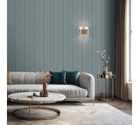 Papel Tapiz Azul Marino Botánico Floral Animales Metálico - Varios Diseños