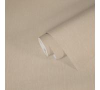 Papel Tapiz Beige Sólido Con Detalles Estructurales En Estilo Escandinavo