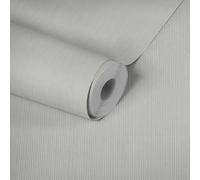 Papel Tapiz Blanco Con Patrón Estructurado Rayado