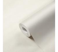 Papel Tapiz Blanco Puro Unicolor Con Patrón Estructural Plano