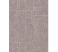 Livingwalls My Home My Spa Art Deco Pattern 386991 Papel pintado (10,05 x 0,53 m), color gris
