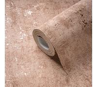 Papel Tapiz Con Patrón De Mimbre - Rosa, Oro
