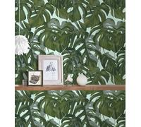 Livingwalls Papel pintado Michalsky Living Dream Again 36519-3 fieltro 10,05 x 0,53 m azul y verde
