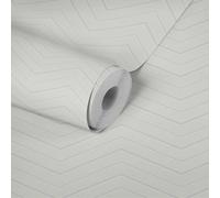 Papel Tapiz Con Patrón De Zigzag Pintable - 25,00 M x 1,06 M