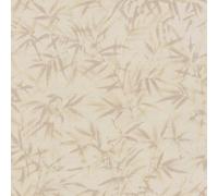 Papel Tapiz Con Suave Diseño De Hojas Y Acentos Brillantes - Beige, Crema
