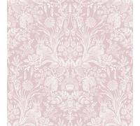 Papel Tapiz Damasco Woodland Harlen Rosa Apagado - Holden 90161
