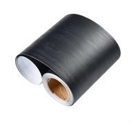 Papel tapiz de borde de marco de grano de madera para espejos, baños, cocinas, salas de estar, cinta de PVC resistente al calor (H)