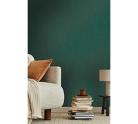 Papel Tapiz De Color Sólido Con Estructura Ligera - Verde, Verde Oscuro
