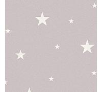 Papel Tapiz De Estrellas Que Brillan En La Oscuridad Taupe - AS Creation 324402
