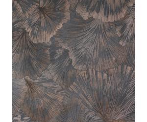 Papel Tapiz De Hoja Lujoso Erismann Texturizado Metálico Exótico Gris 10373-47