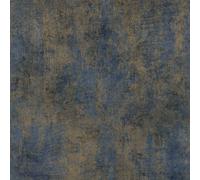 Papel Tapiz De Lujo Con Textura De Concreto Vinílico Azul Marino Dorado 10438-08