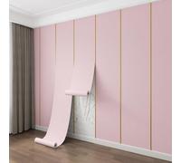 Papel tapiz de mascota con patrón de cáñamo de línea dorada de color puro adhesivo de pared para fondo de sala de estar oficina y hotel