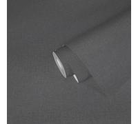 Livingwalls Papel pintado 396552 - papel pintado liso en antracita - papel pintado unicolor de alta calidad con textura fina para varias habitaciones - 10,05m x 0,53m - Fabricado en Alemania
