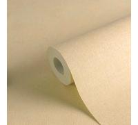 Papel Tapiz De Tela Unicolor - Beige, Marrón